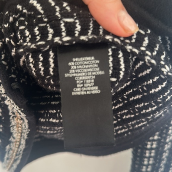 Alice + Olivia Georgia Embellished Tweed Sweater Jacket size xs/tp. - Picture 5 of 8